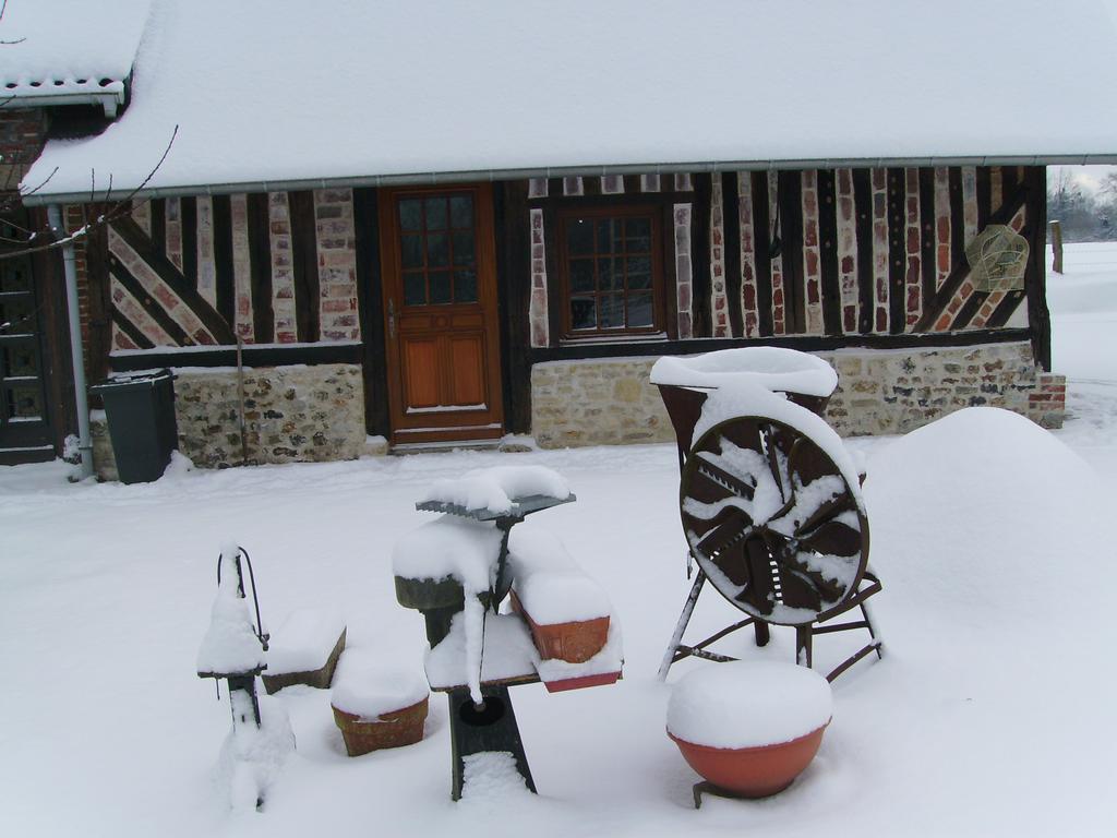 Chambre Chez Corinne Fourneville Szoba fotó